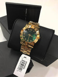 Marc Jacobs Amy Green Gold Stainless Steel Strap Watch for Women - MBM8609