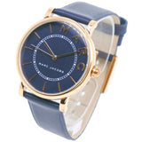 Marc Jacobs Roxy Navy Blue Dial Blue Leather Strap Watch for Women - MJ1534