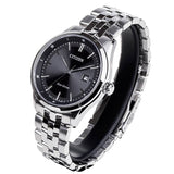 Citizen Eco Drive Black Dial Silver Steel Strap Watch For Men - BM7250-56E