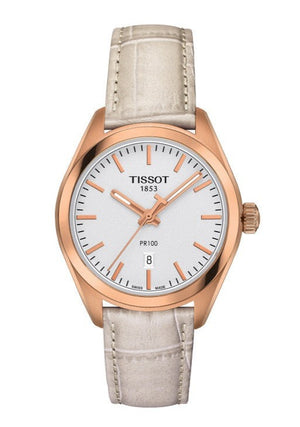 Tissot T Classic PR 100 Lady White Dial Watch For Women - T101.210.36.031.00