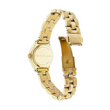 Marc Jacobs Amy White Dial Gold Stainless Steel Strap Watch for Women - MBM3051