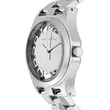 Marc Jacobs Henry White Dial Silver Stainless Steel Strap Watch for Women - MBM3291