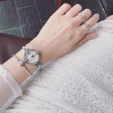 Marc Jacobs Courtney Mother of Pearl Dial Silver Stainless Steel Strap Watch for Women - MJ3459