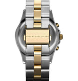 Marc Jacobs Blade Silver Dial Two Tone Stainless Steel Strap Watch for Women - MBM3177