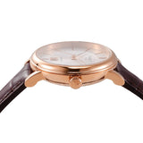 Tissot T Classic Carson Premium White Dial Brown Leather Strap Watch for Women - T122.207.36.033.00