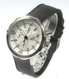 IWC Aquatimer Chronograph White Dial Black Rubber Strap Watch for Men - IW376801