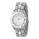 Marc Jacobs Blade White Dial Silver Stainless Steel Strap Watch for Women - MBM3048