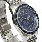 Emporio Armani Sportivo Chronograph Blue Stainless Steel Watch For Men - AR6072