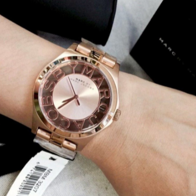 Marc jacobs henry watch rose gold hot sale