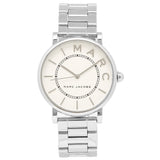 Marc Jacobs Roxy White Dial Silver Stainless Steel Strap Watch for Women - MJ3521