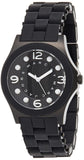 Marc Jacobs Pelly Black Dial Black Stainless Steel Strap Watch for Women - MBM2528