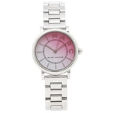 Marc Jacobs Roxy Pink Dial Silver Steel Strap Watch for Women - MJ3554