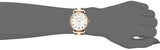 Marc Jacobs Baker White Dial Rose Gold Stainless Steel Strap Watch for Women - MBM3441