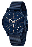 Maserati Epoca Analog Blue Dial Blue Mesh Bracelet Watch For Men - R8873618010