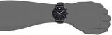 Emporio Armani Luigi Chronohraph Black Dial Black Leather Strap Watch For Men - AR1970