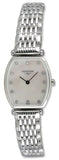 Longines La Grande Classique de Longines Tonneau White Dial Silver Steel Strap Watch for Women - L4.205.4.87.6