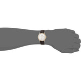 Tissot Carson Premium Powermatic 80 White Dial Brown Leather Strap Watch For Men - T122.407.36.031.00