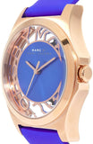 Marc Jacobs Henry Blue Dial Blue Leather Strap Watch for Women - MBM1244