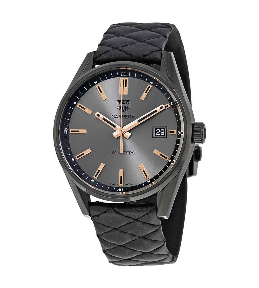 Tag Heuer Carrera Special Edition 39mm Black Dial Black Leather