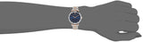 Emporio Armani Gianni T Bar Crystal Blue Dial Two Tone Steel Strap Watch For Women - AR11092