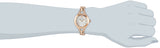 Emporio Armani Chiara Analog White Dial Rose Gold Steel Strap Watch For Women - AR7329
