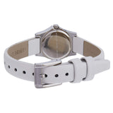 Marc Jacobs Henry Dinky White Dial White Leather Strap Watch for Women - MBM1234