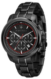 Maserati Successo 44mm Black Dial Black Steel Strap Watch For Men - R8873621014