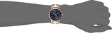 Marc Jacobs Baker Blue Dial Rose Gold Stainless Steel Strap Watch for Women - MBM3330