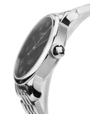 Tissot Le Locle Automatic Black Dial Silver Steel Strap Watch For Men - T41.1.483.53