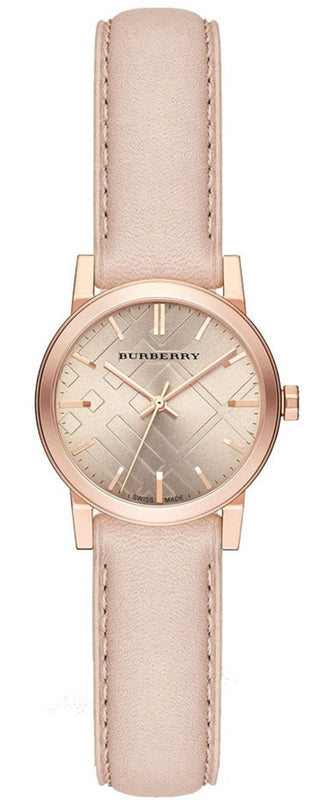 Burberry women's leather watch best sale