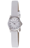 Marc Jacobs Henry Dinky White Dial White Leather Strap Watch for Women - MBM1234