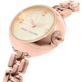 Marc Jacobs Courtney White Dial Rose Gold Steel Strap Watch for Women - MJ3458