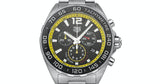 Tag Heuer Formula 1 Chronograph Black Dial Silver Steel Strap Watch for Gents - CAZ101AC.BA0842