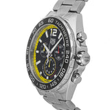 Tag Heuer Formula 1 Chronograph Black Dial Silver Steel Strap Watch for Gents - CAZ101AC.BA0842