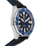 Tag Heuer Aquaracer Calibre 5 Automatic Black Dial Black Nylon Strap Watch for Men - WAY211B.FC6363