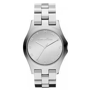 Marc Jacobs Henry Silver Dial Silver Stainless Steel Strap Watch for Women - MBM3210