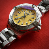 Breitling Avenger Automatic 45mm Seawolf Yellow Dial Silver Steel Strap Strap Watch for Men - A17319101/1A1