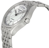 Tissot T Classic T One Automatic Silver Dial Silver Steel Strap Watch For Men - T038.430.11.037.00