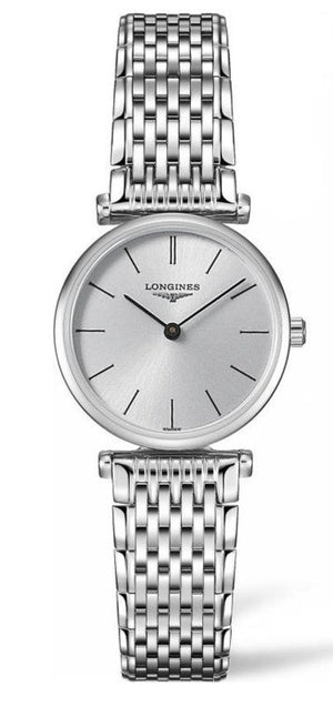 Longines La Grande Classique De Longines Silver Dial Silver Mesh Bracelet Watch for Women - L4.209.4.72.6