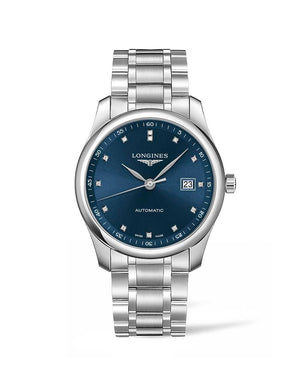 Longines Master Collection Automatic 40mm Blue Dial Silver Steel Strap Watch for Men - L2.793.4.97.6