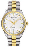 Tissot T Classic PR 100 Sport Chic White Dial Two Tone Steel Strap Watch For Women - T101.210.22.031.00