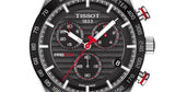 Tissot T Sport PRS 516 Chronograph Black Dial Silver Steel Strap Watch For Men - T100.417.11.051.01