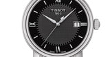 Tissot T Classic Bridgeport Black Dial Silver Steel Strap Watch For Men - T097.410.11.058.00