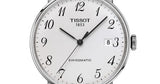 Tissot Everytime Large White Dial Black Leather Strap Watch For Men - T109.610.16.032.00