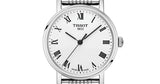 Tissot T Classic Everytime Small White Dial Silver Mesh Bracelet Watch For Women - T109.210.11.033.00