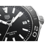 Tag Heuer Aquaracer Quartz 35mm Black Dial Two Tone Steel Strap Watch for Men - WAY131A.BA0913