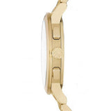 Burberry The City Gold Dial Gold Stainless Steel Strap Watch for Women - BU9753