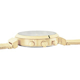 Hugo Boss Flawless White Dial Gold Mesh Bracelet Watch for Women - 1502552