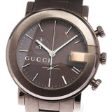 Gucci G Chrono Brown Dial Brown Steel Strap Watch For Men - YA101341