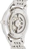 Emporio Armani Meccanico Silver Skeleton Dial Stainless Steel Watch For Men - AR1945